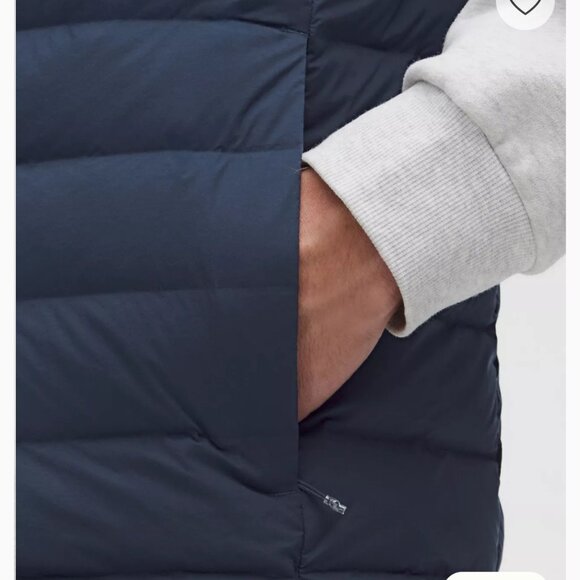 Lululemon NWT Navigation Down Vest L Club Blue - Picture 12 of 15